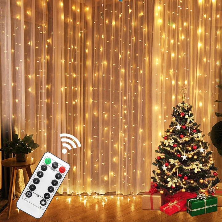 Led-lichtgordijn met USB en afstandsbediening