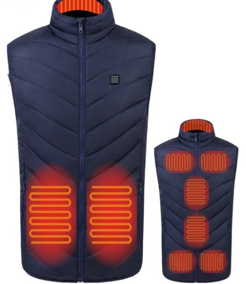 Verwarmd bodywarmer voor dames en heren, ook in camouflage