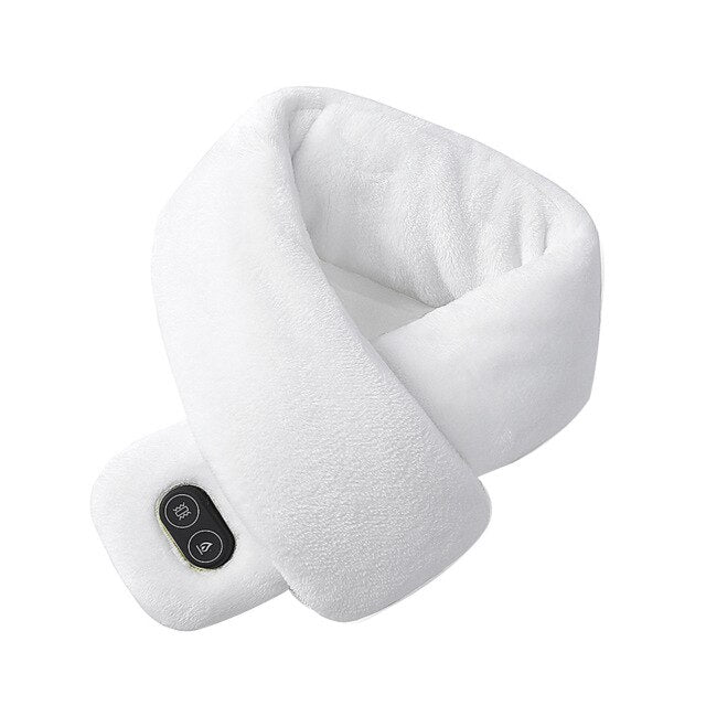 Verwarmde nekwarmer met trilmassage, 3 warmtestanden via USB