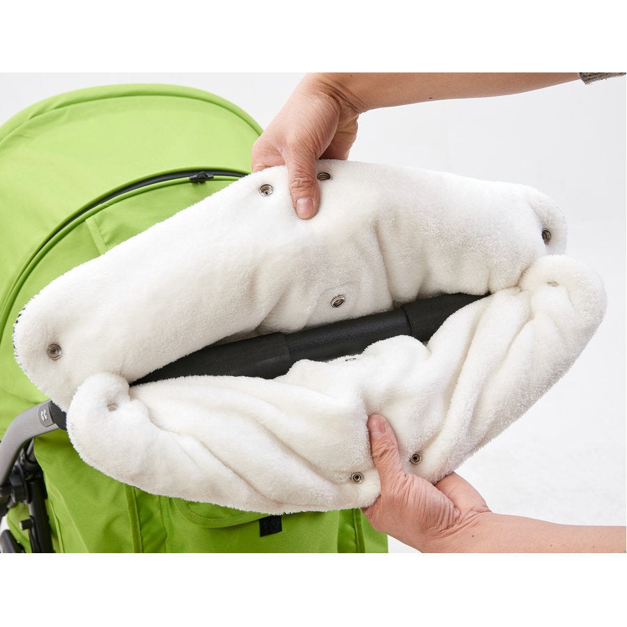 Warme handmof voor de kinderwagen – wind- en waterdicht