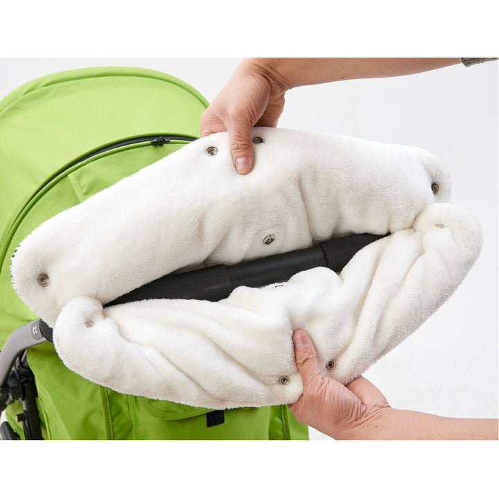 Warme handmof voor de kinderwagen – wind- en waterdicht