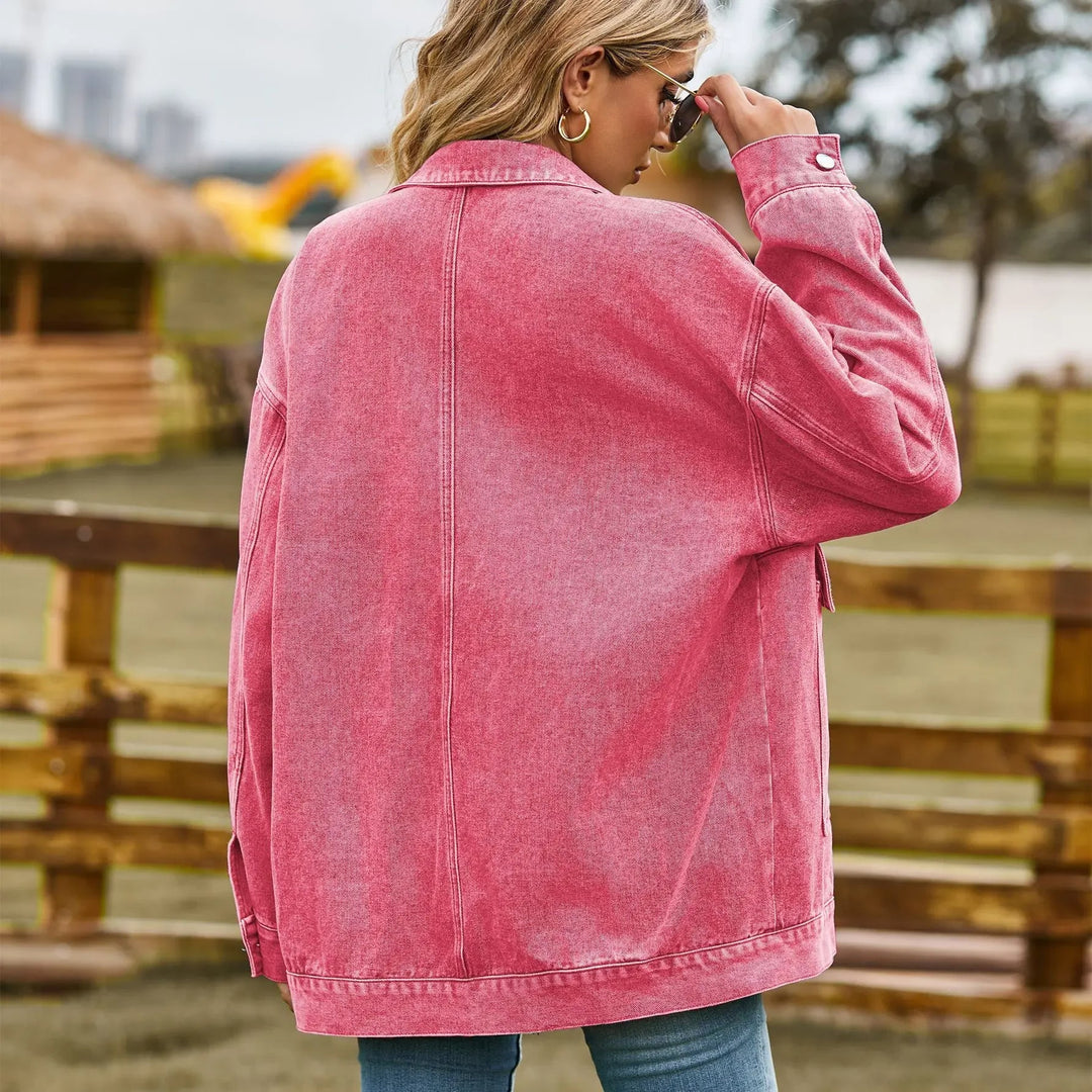 DenimCharm – Klassiek Vintage Denim Jack voor Dames