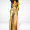 Dames Jumpsuit – Effen, Comfortabel, Avondkleding