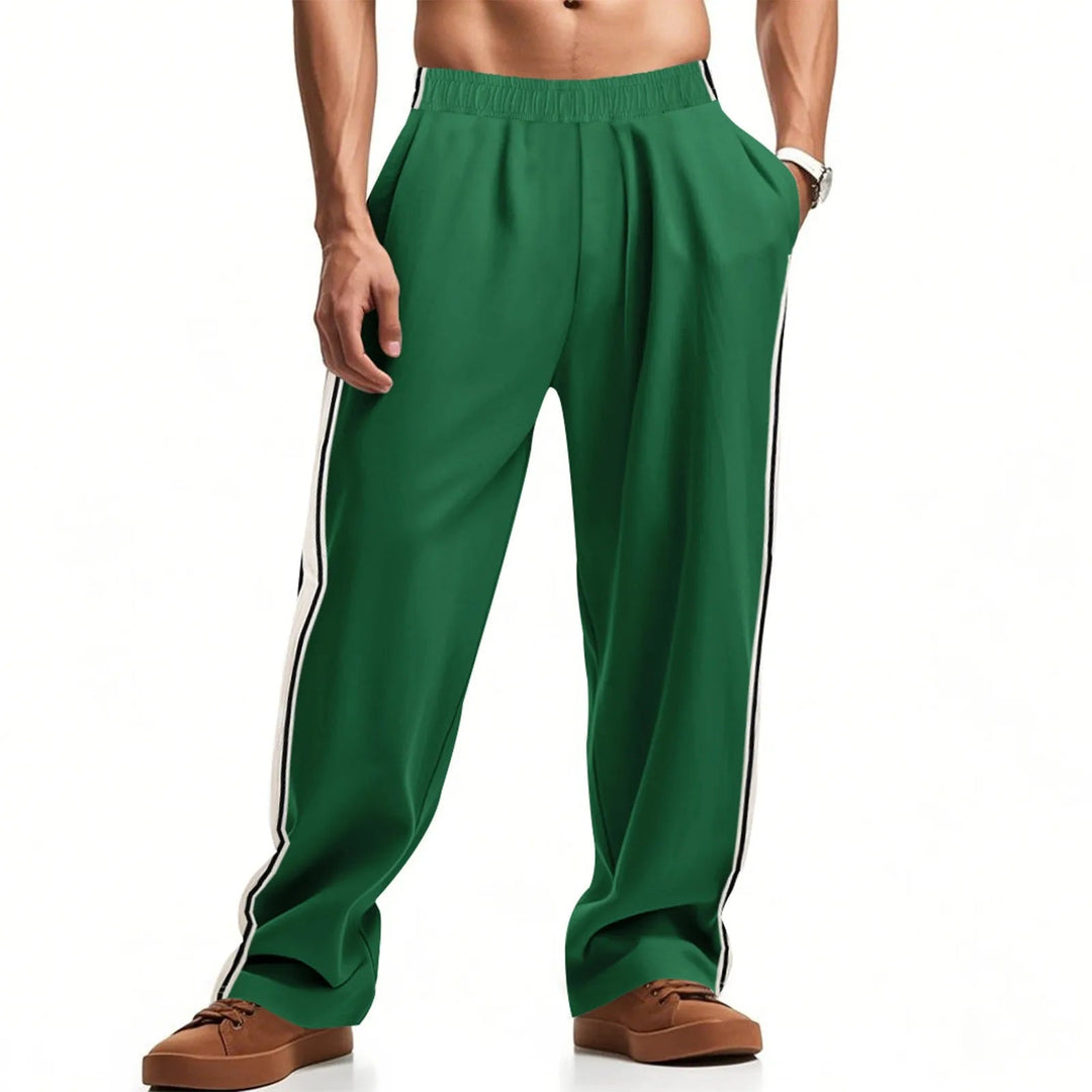 Casual Sweatpants met Rits en Elastische Taille voor Heren