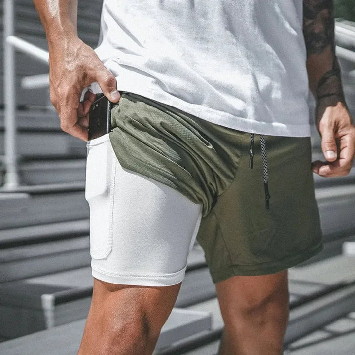 DraftFlex – 2-in-1 Sportshort voor Mannen