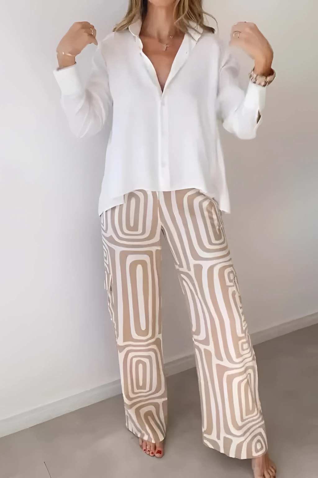 Tweedelige kantoorset voor dames