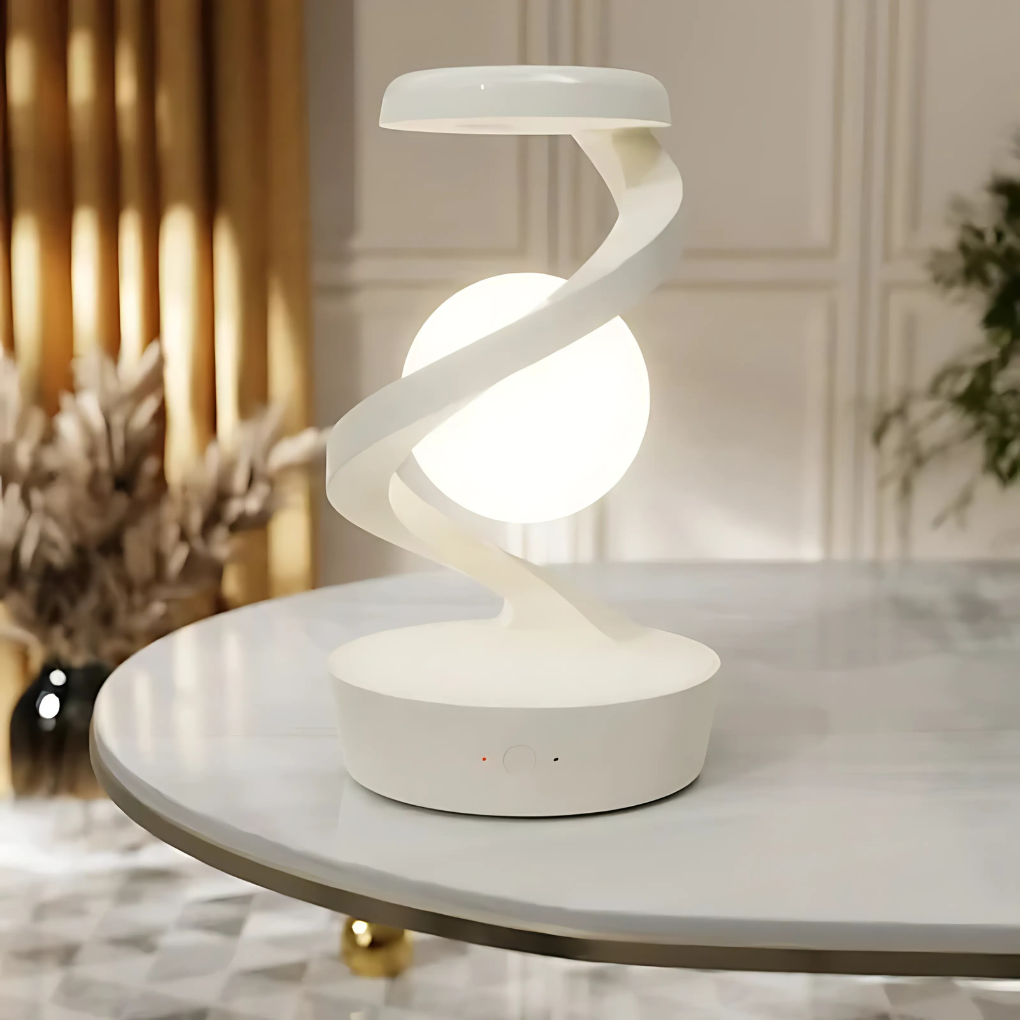 Moderne, warme accent spiraalvormige bureaulamp