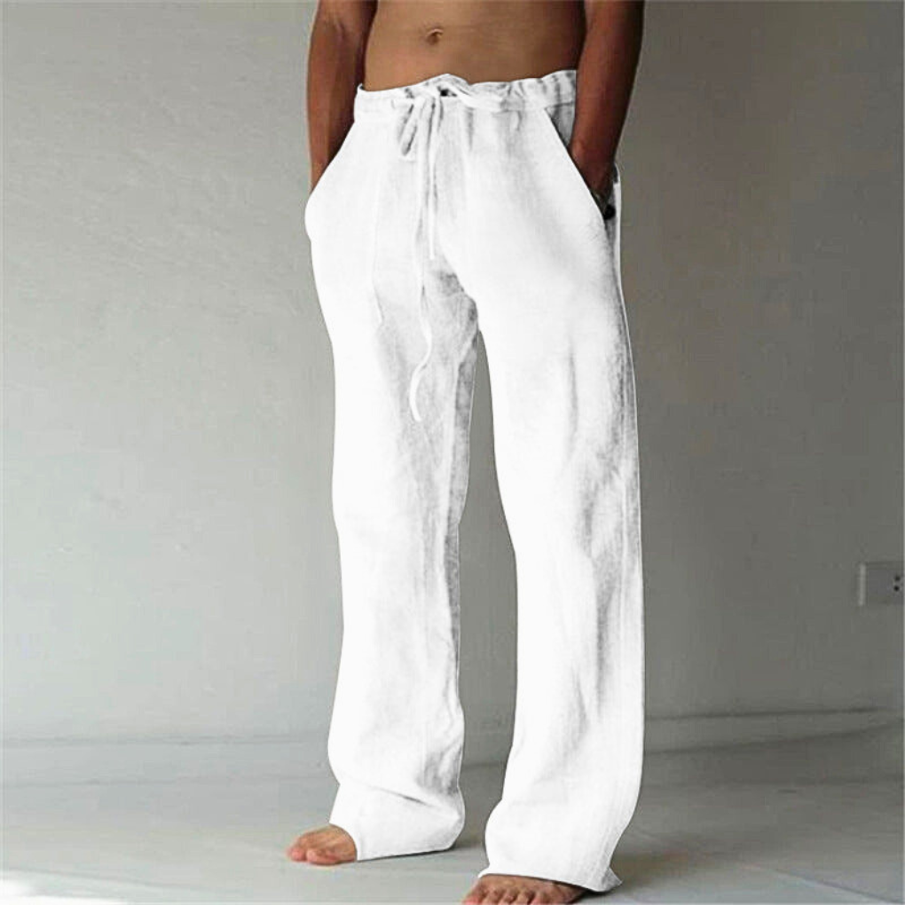 Comfortabele casual kleding met hoge taille en trekkoord