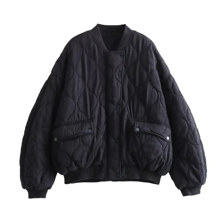Oversized gewatteerde jas voor dames