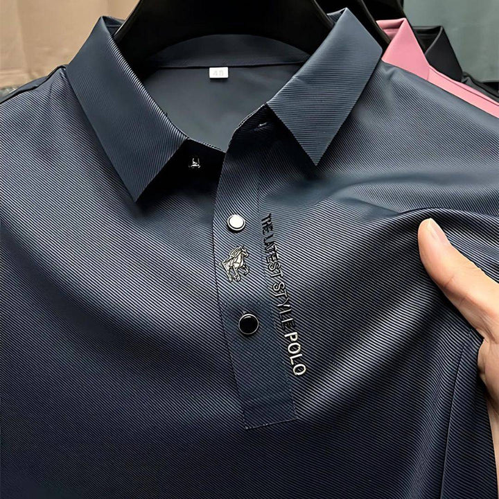Luxe Ice Silk Polo voor Heren