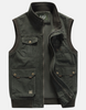 Heren multi-pocket utility vest