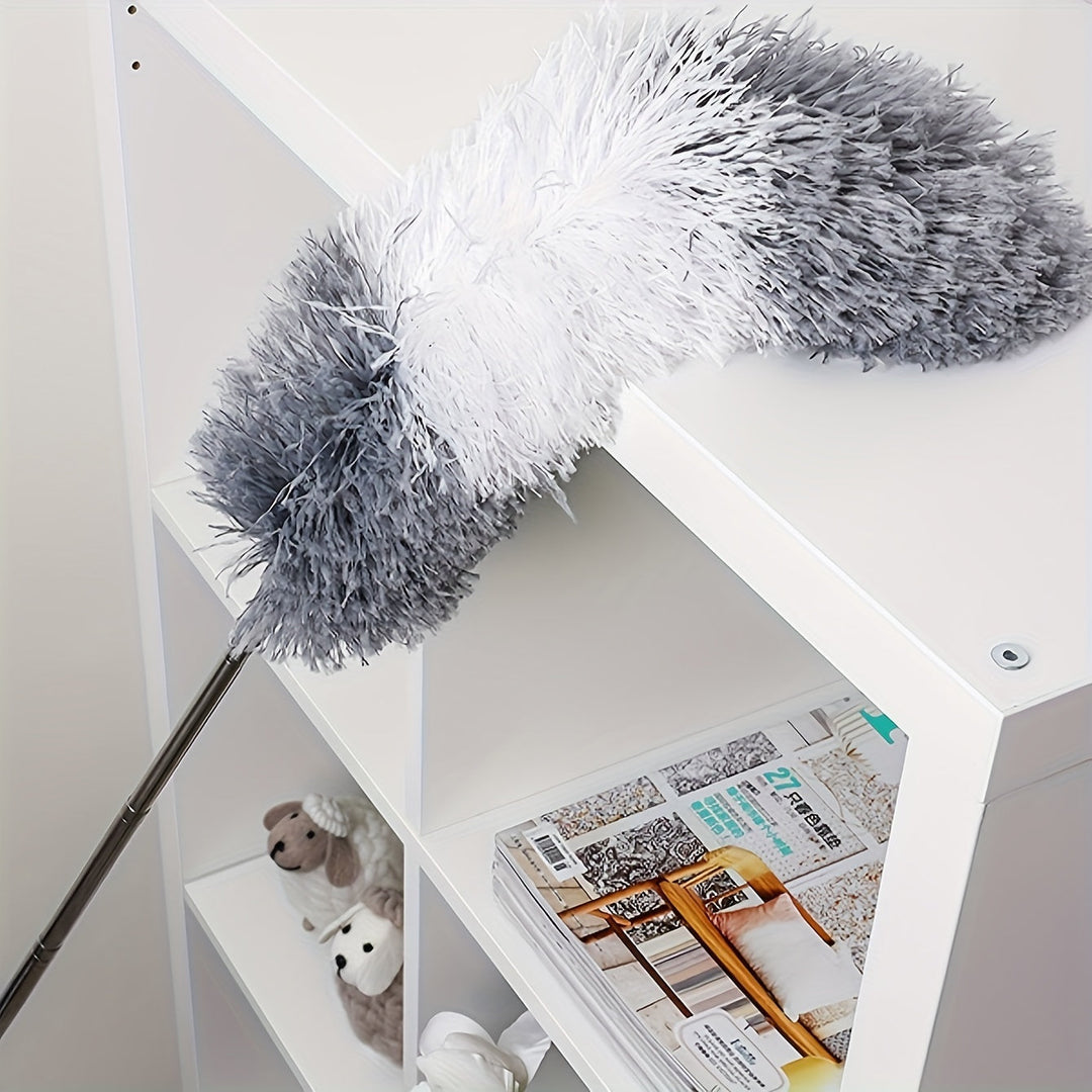 Duster in Microvezel Uittrekbaar – Wasbaar, Flexibel en Perfect voor Hoge Plafonds