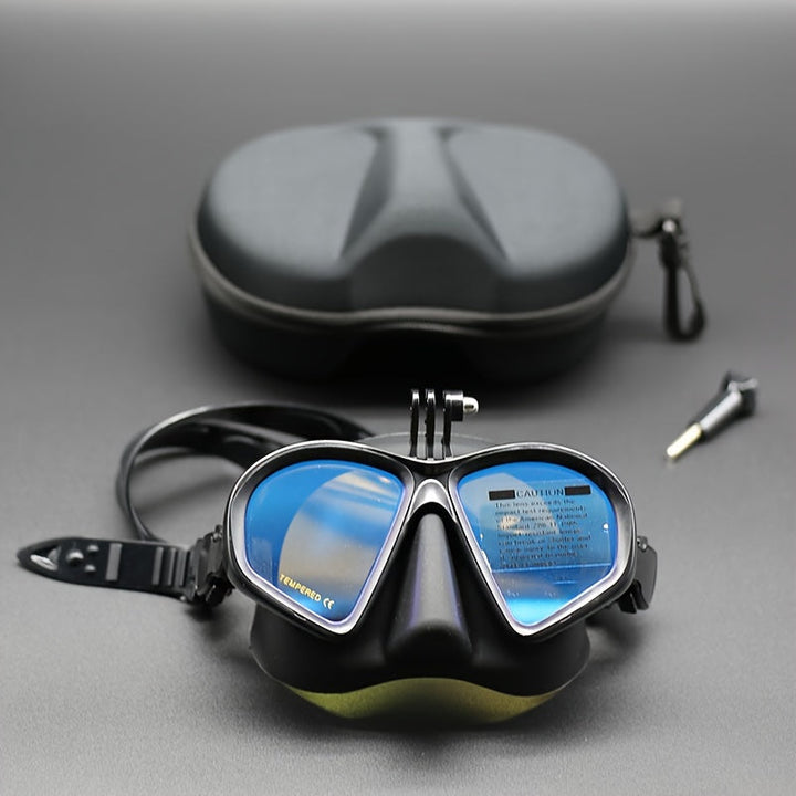 Gehard Duikmasker met Etui - Duikbril met Antifog en Camerahouder