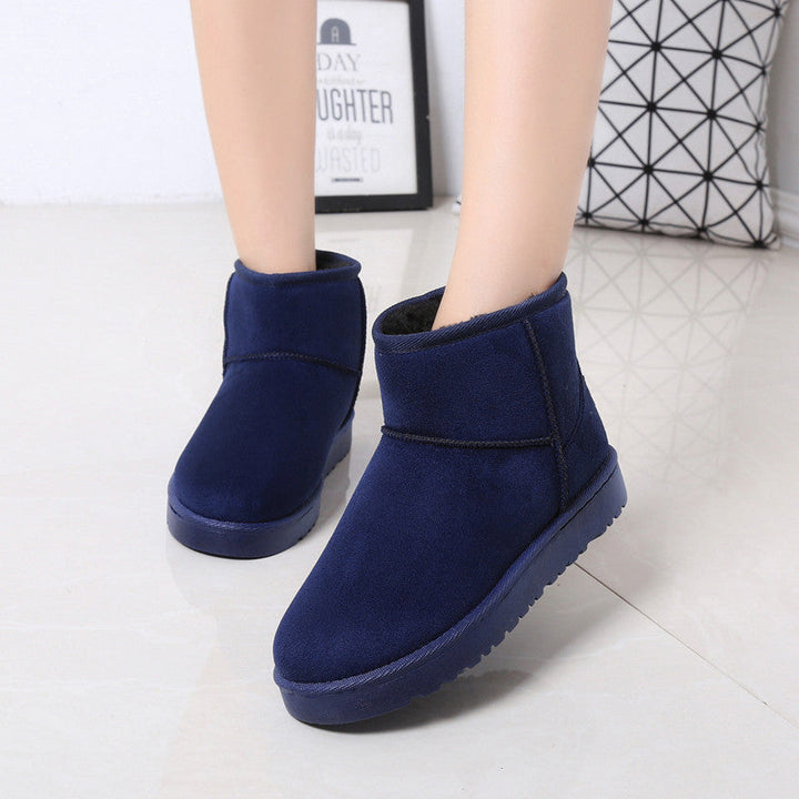 Snowboots voor dames met nepbont en antislip rubberzool