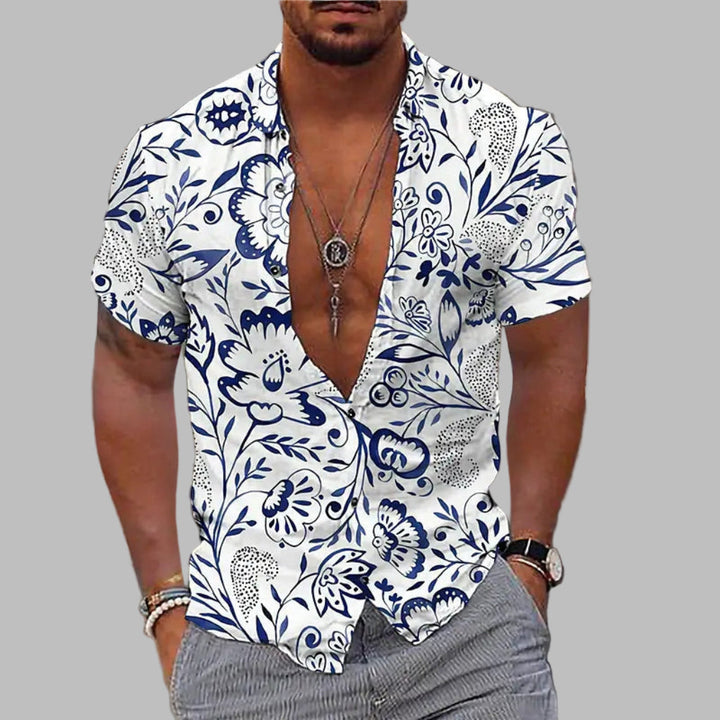 Het stijlvolle herendesigneroverhemd