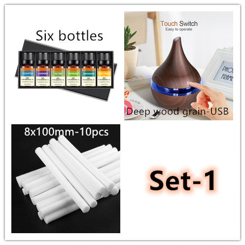 LED aroma diffuser met fijne ultrasone nevel, compact formaat