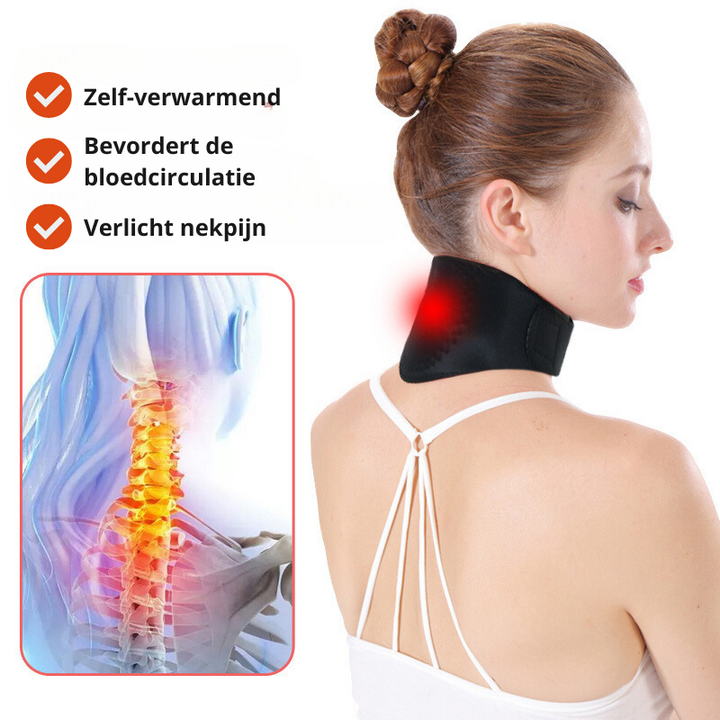 VitalTherm nekwarmer | Met toermalijn en magneten | Zelfverwarmend