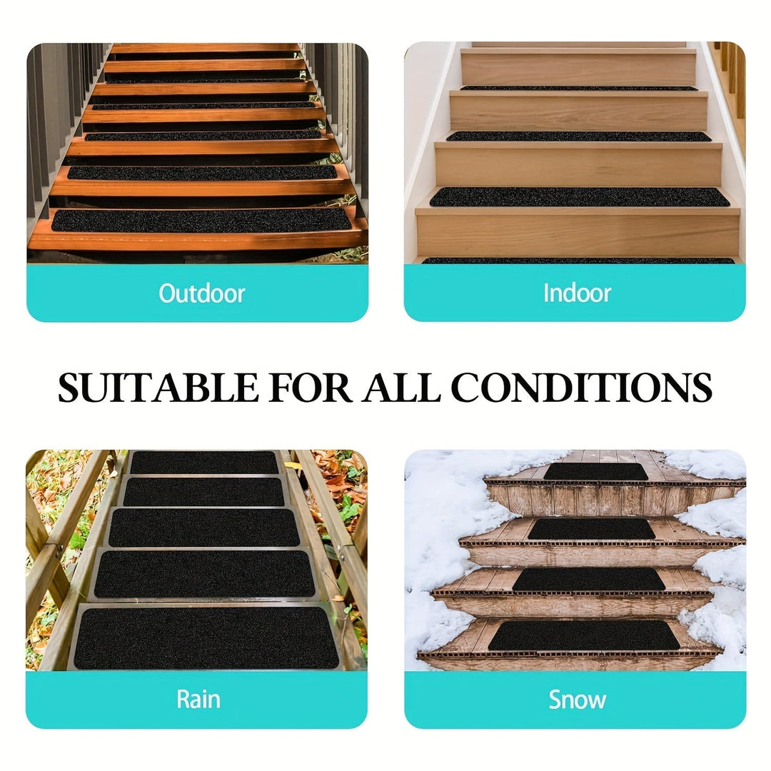 Antislip Treden 10-stuks – 6"x24", 80-Korrel, Weerbestendig