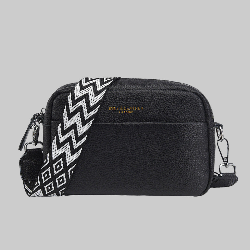 Handtas van echt leer voor dames