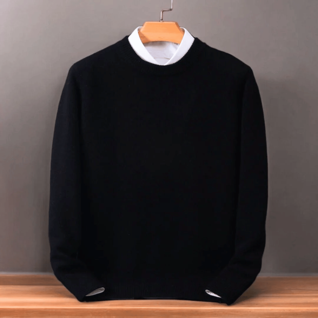 Oversized kasjmiertrui voor heren