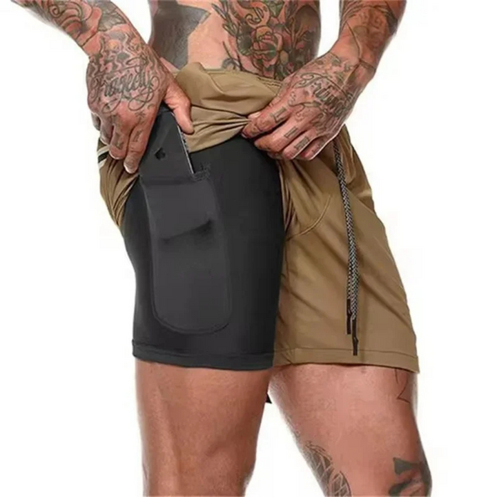 DraftFlex – 2-in-1 Sportshort voor Mannen