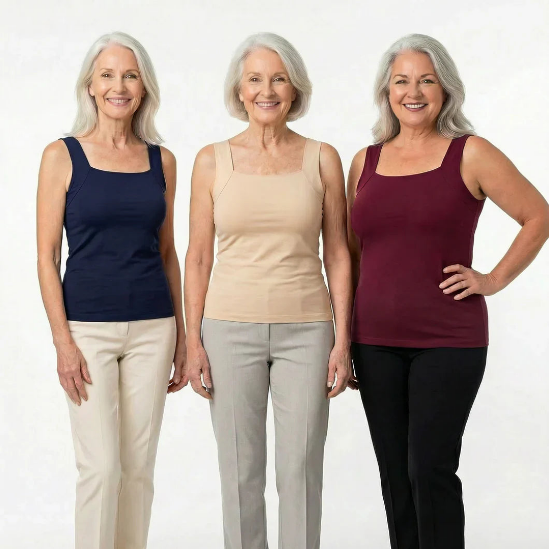 Comfortabele ondersteunende top voor dames