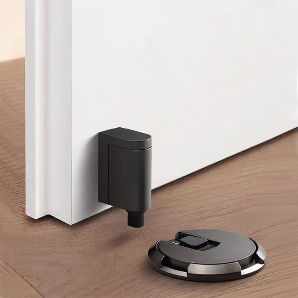 Magnetische deurstopper voor vloermontage zonder boren