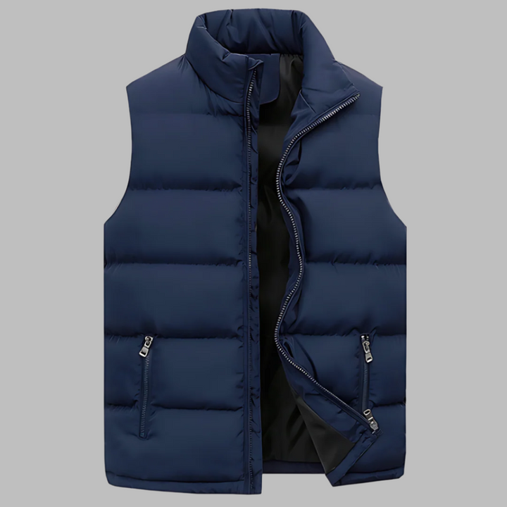 Premium doorgestikte bodywarmer