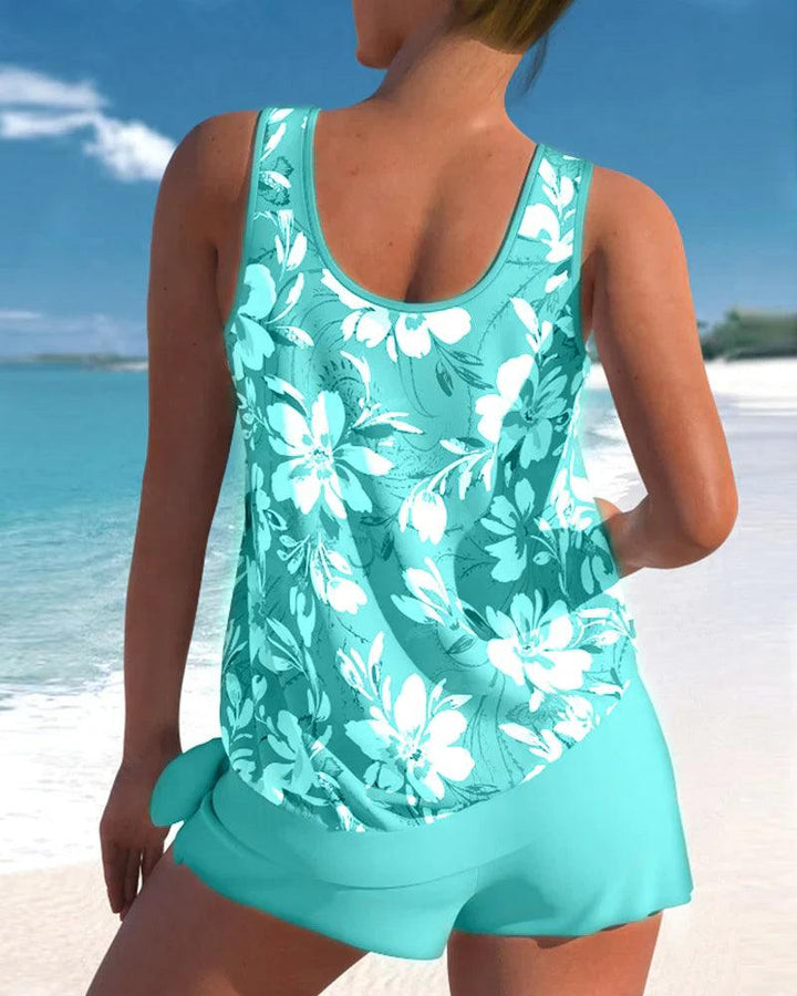 Tankini badpak set voor dames, tweedelig