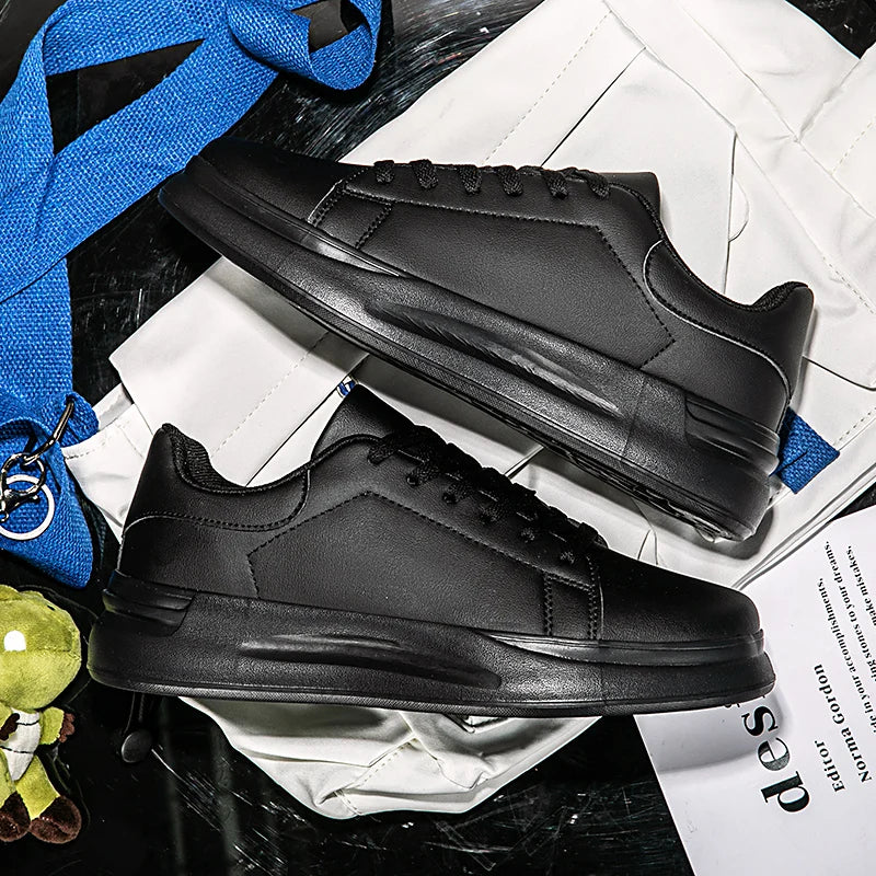 Dames Sneakers van Wit Leer met Minimalistische Look