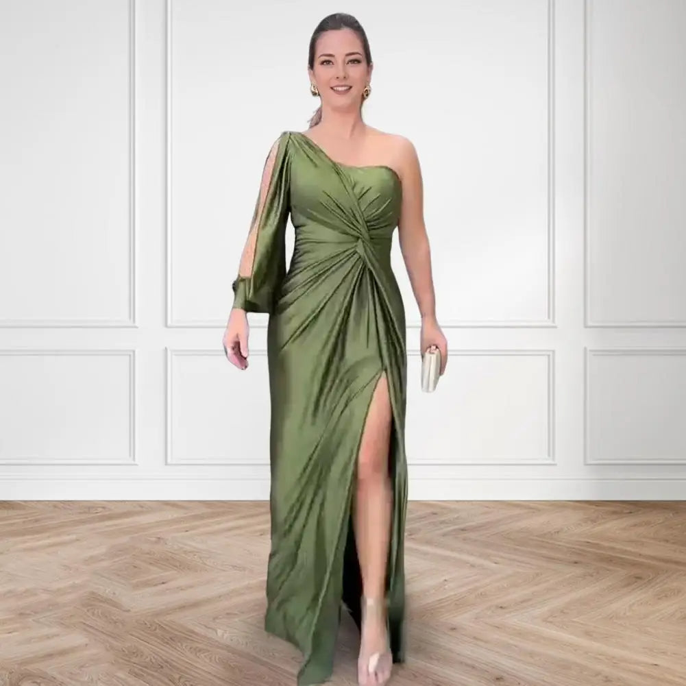 One-shoulder avondjurk voor dames