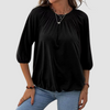 Loose Fit Dames Top met Halve Mouwen