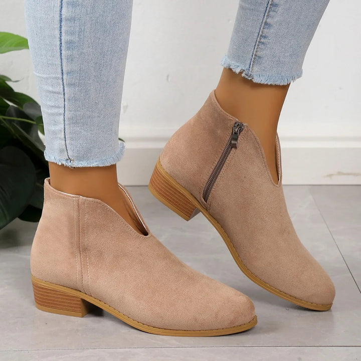 Stijlvolle Suède Enkellaarsjes voor Dames