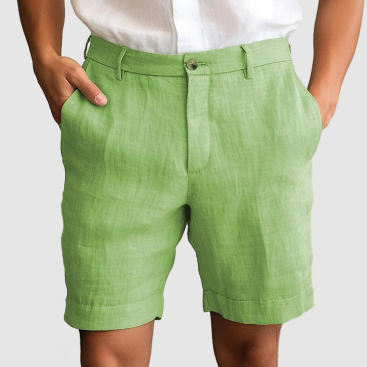Heren casual katoenen linnen shorts