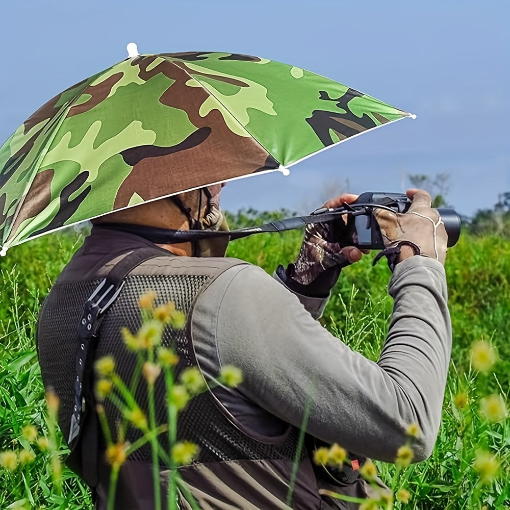 SunShade Paraplu-hoed – Lichtgewicht, UV-beschermend en Handsfree