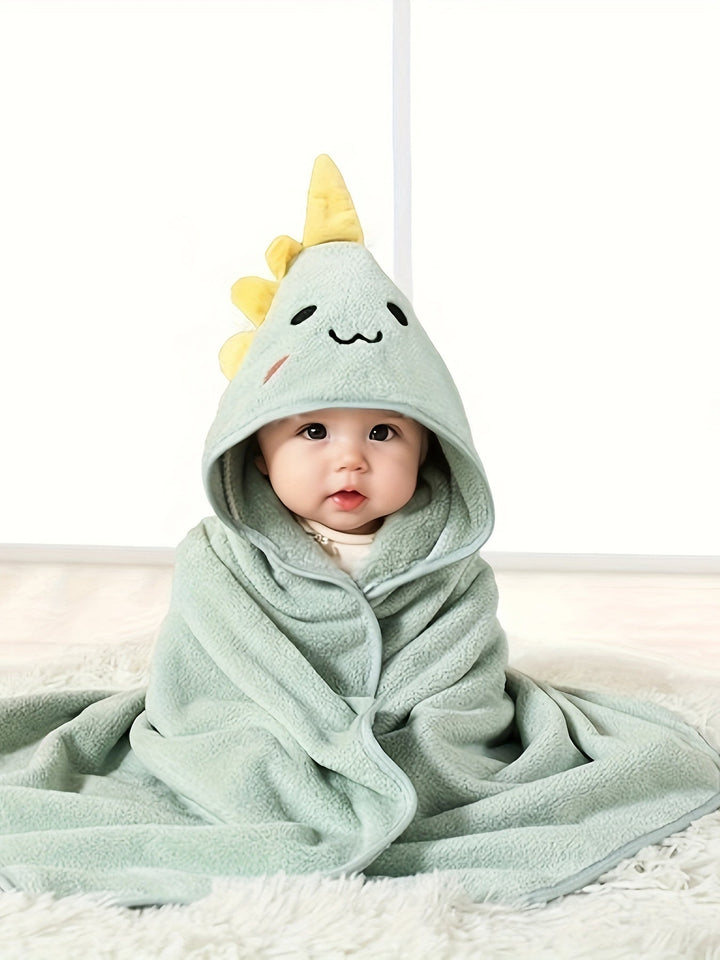 SnuggleSoft Badcape met Capuchon voor Kinderen – Snel Drogend en Extra Zacht