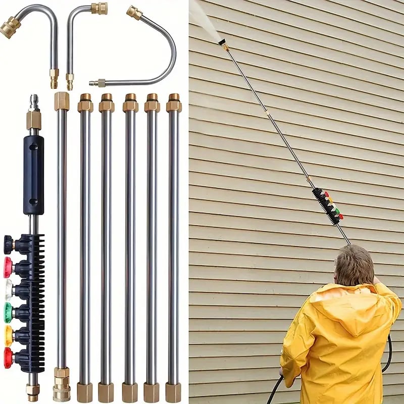 Telescopische hogedrukreinigerset van 4000 PSI