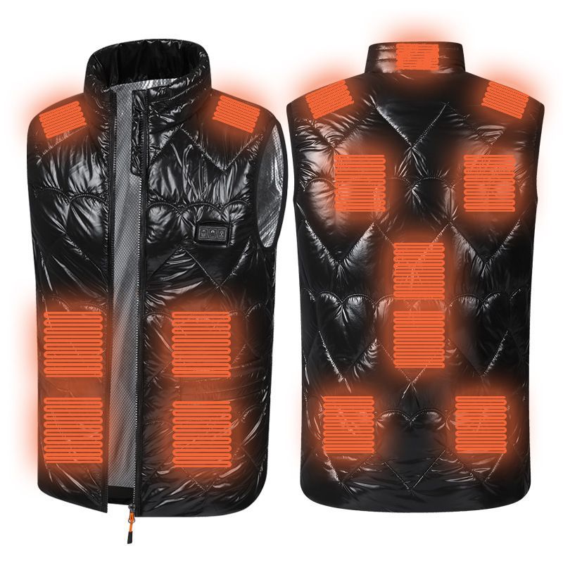 Verwarmd damesvest met USB, losse pasvorm en 3 standen