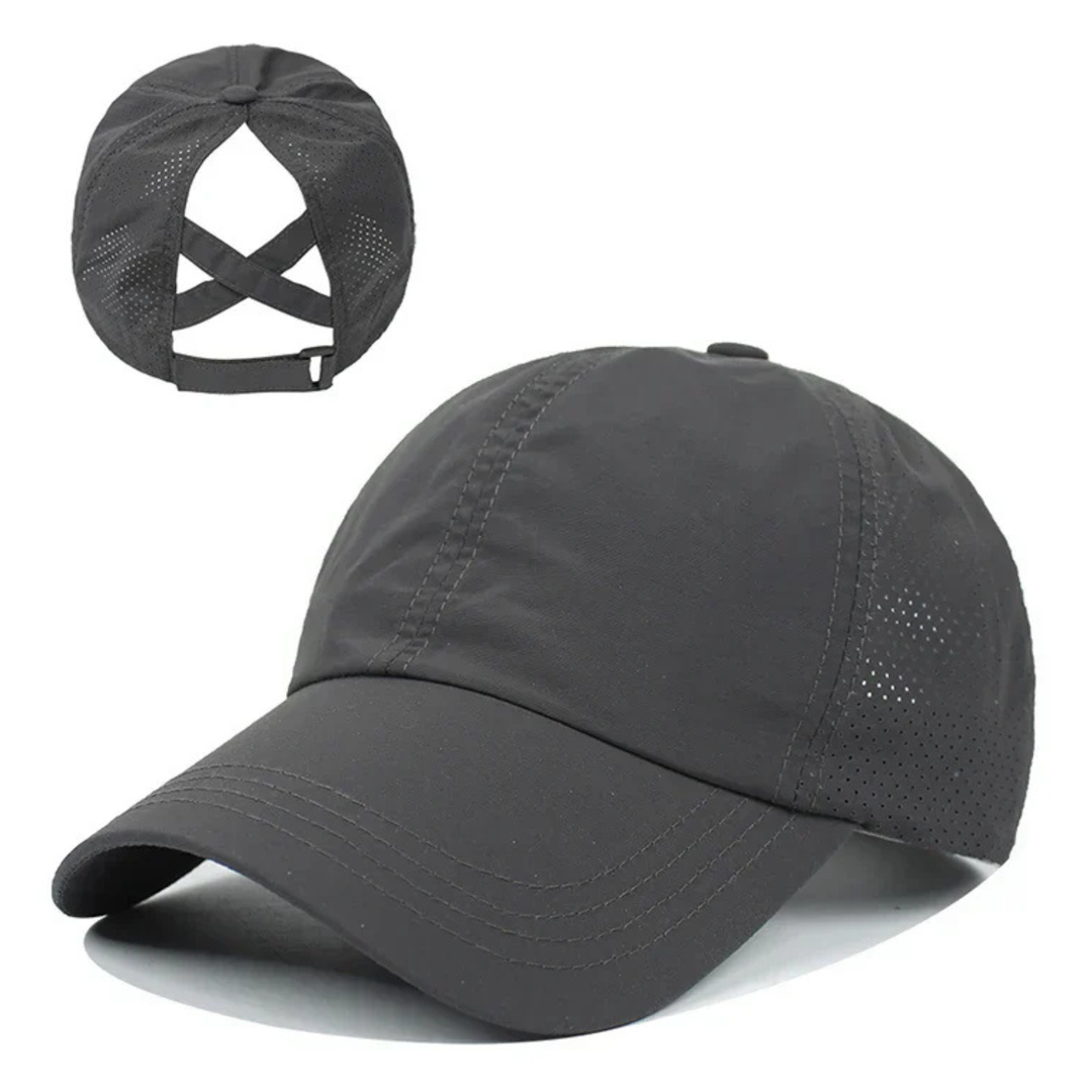 Ademende unisex mesh sport baseballpet met verstelbare pasvorm