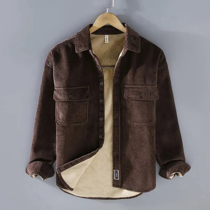Fleece-gevoerde Corduroy jack