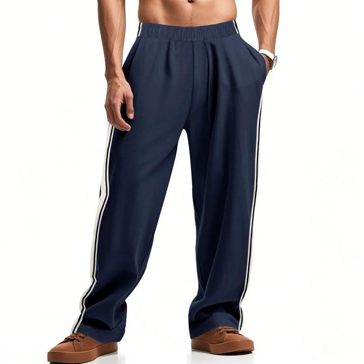 Casual Sweatpants met Rits en Elastische Taille voor Heren