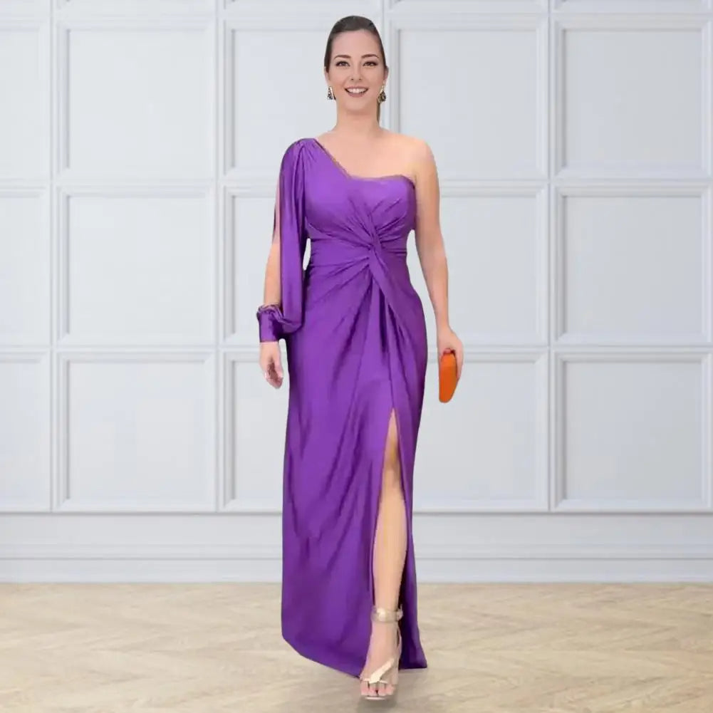 One-shoulder avondjurk voor dames