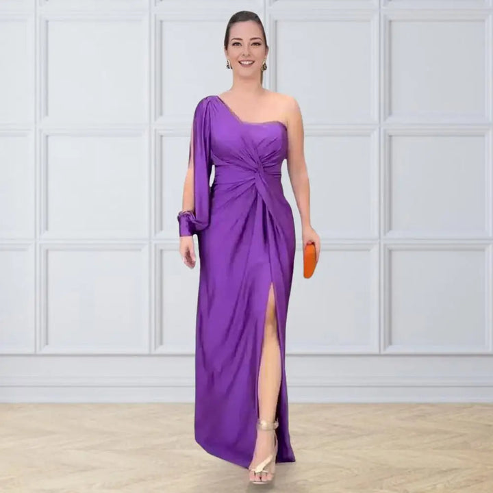 One-shoulder avondjurk voor dames