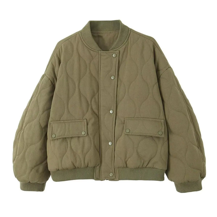 Oversized gewatteerde jas voor dames