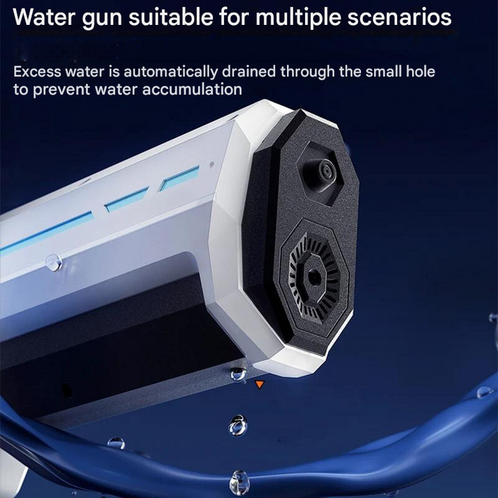 Automatisch Waterpistool met 1L Tank en Bereik van 10m – Puur Zomerplezier