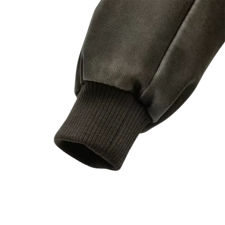 Nova – Faux Leren Bomberjack