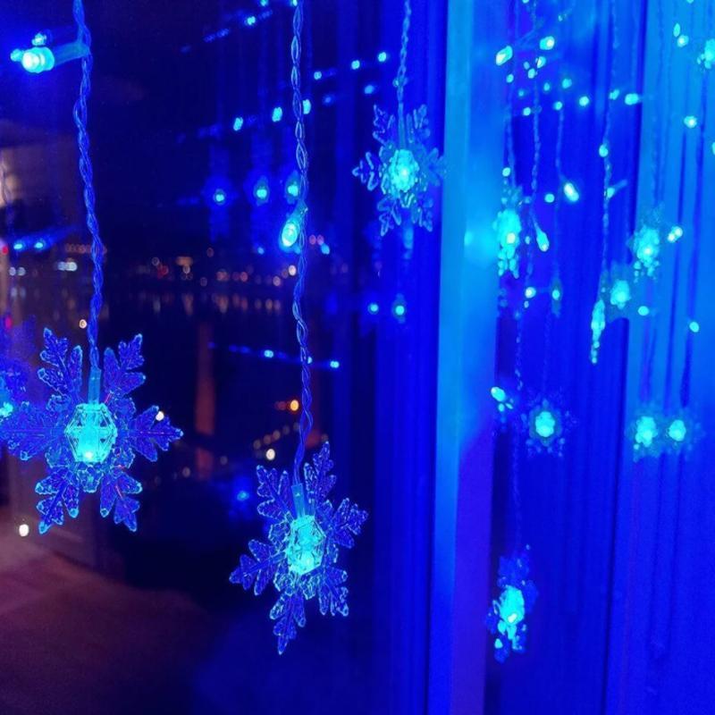 LED-lichtsnoer met Sneeuwvlokken | Binnen & Buiten