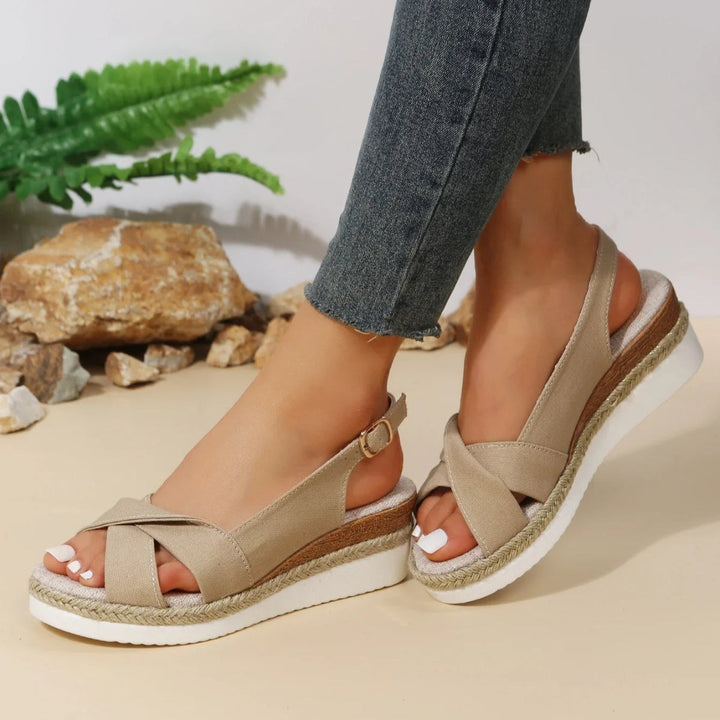 Juliette – Sandalen met Sleehak Voor Dames