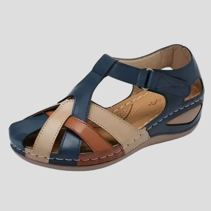 Comfortabele leren sandalen met boogondersteuning voor dames