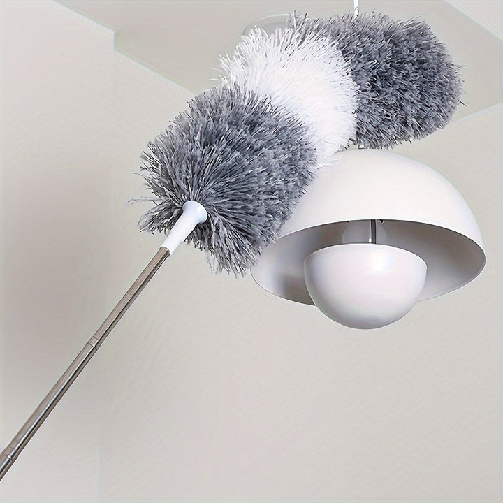 Duster in Microvezel Uittrekbaar – Wasbaar, Flexibel en Perfect voor Hoge Plafonds